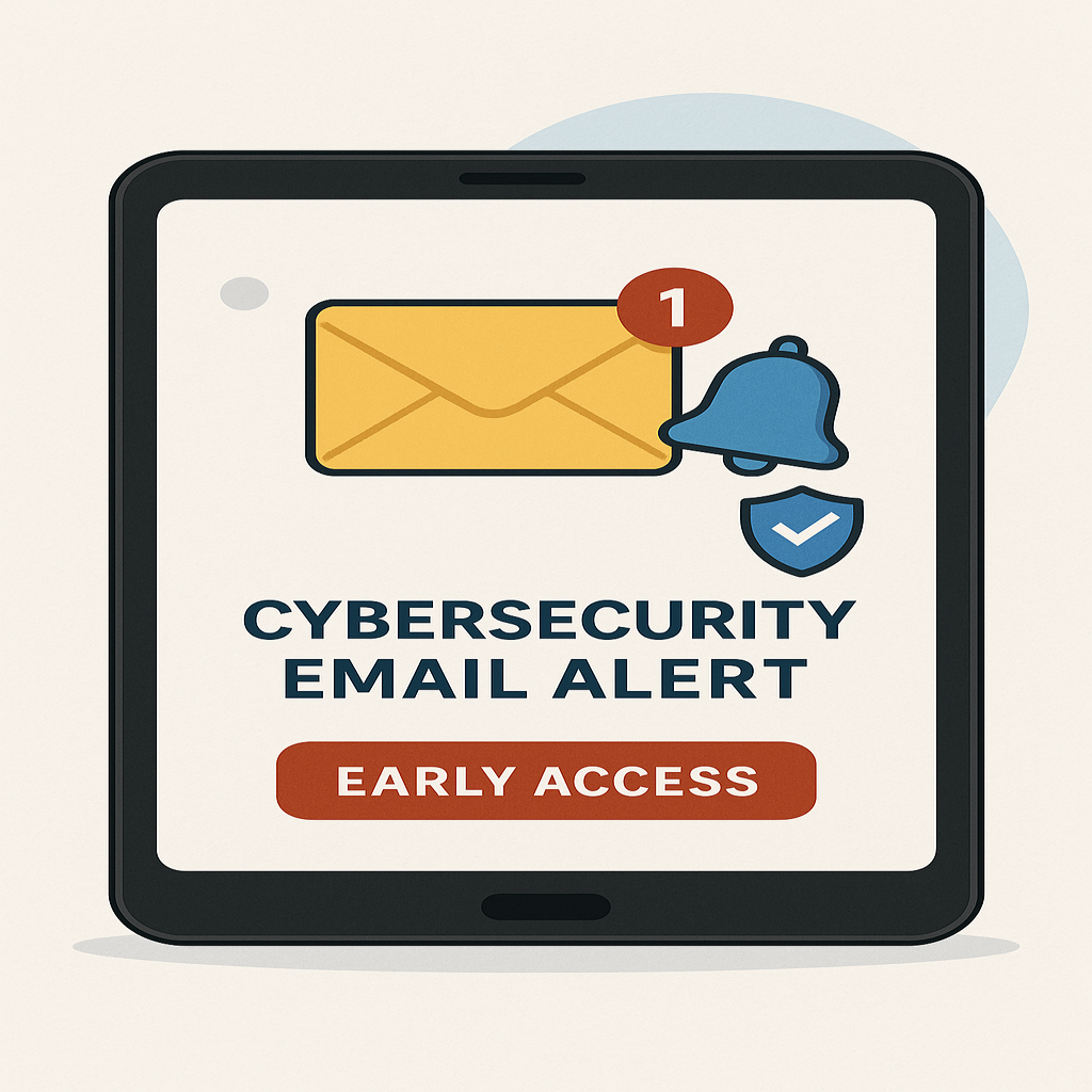 Cybersecurity Email Alert Subscription (Early Access)